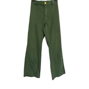 Big Bud Press Western Pants Green 100% Cotton Made in LA Women’s XS Workwear